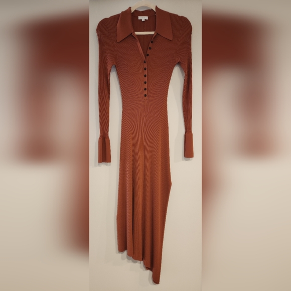 A.L.C. Lance Dress / Cognac/Sz S (Pre-owned) - Picture 2 of 8